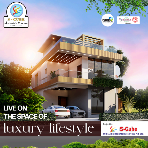 S Cube Lakeside Manor - Luxury Villas in Shamirpet
